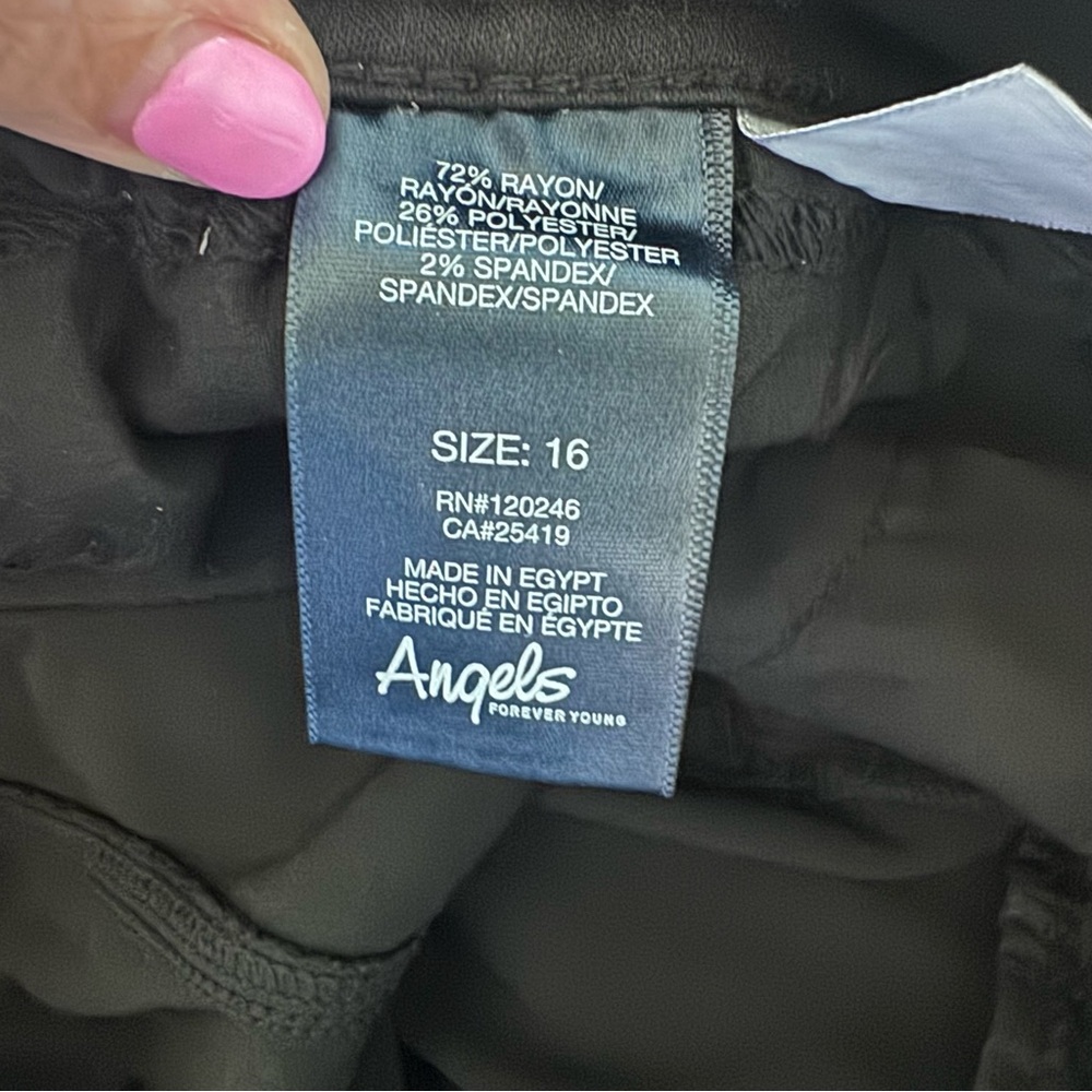 Angels Curvy Skinny Fit Jeans - Black - Picture 13 of 15